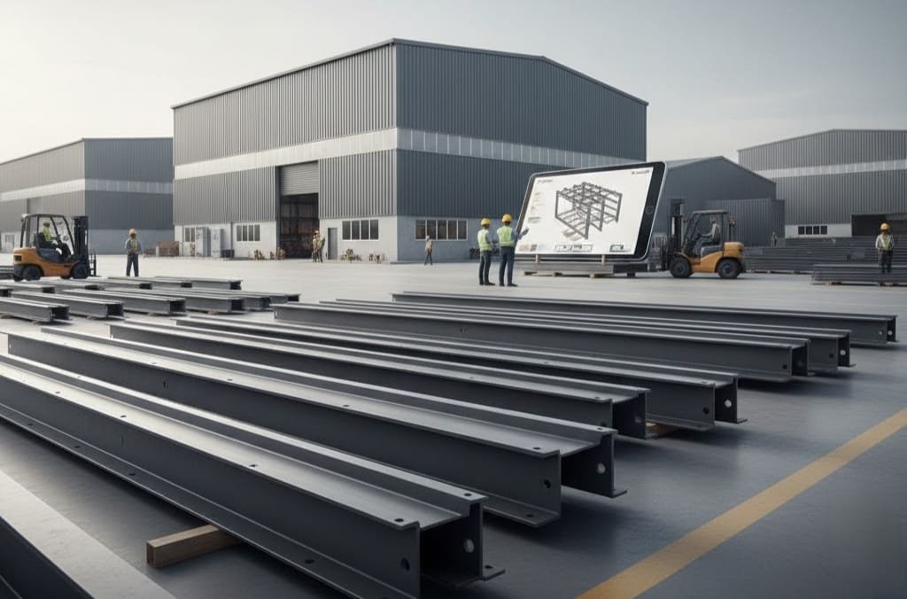 Vastech warehouse PEB structure
